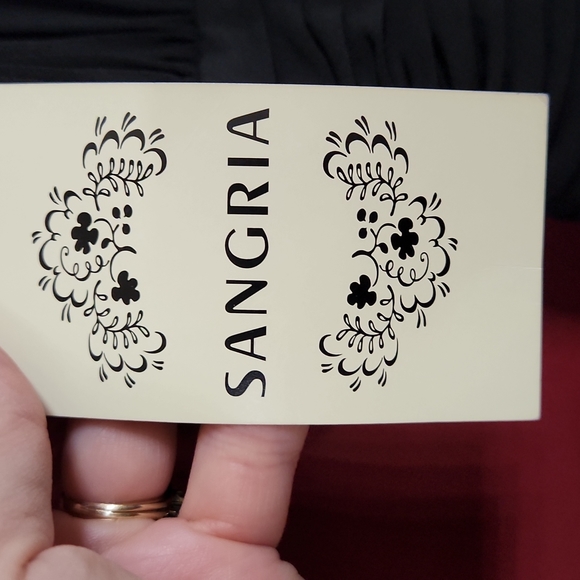 Sangria. Missy Black dress Sz 12 - Picture 6 of 8